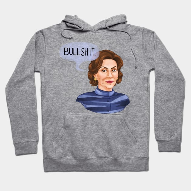 Emily Gilmore BS! Hoodie by SarahWrightArt